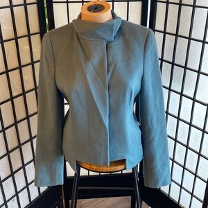 Never used Cashmere, hidden button down jacket.
